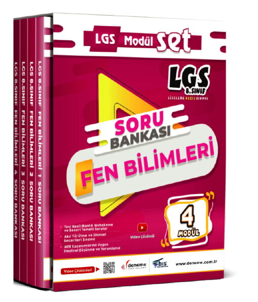 LGS-8. SINIF FEN BİLMLERİ SORU BANKASI MODÜLER SET