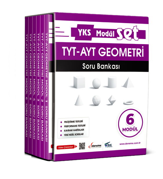 TYT-AYT GEOMETRİ SORU BANKASI MODÜLER SET- 6 MODÜL