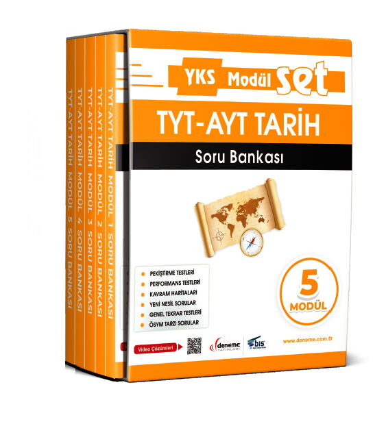 TYT-AYT TARİH SORU BANKASI MODÜLER SET - 5 MODÜL