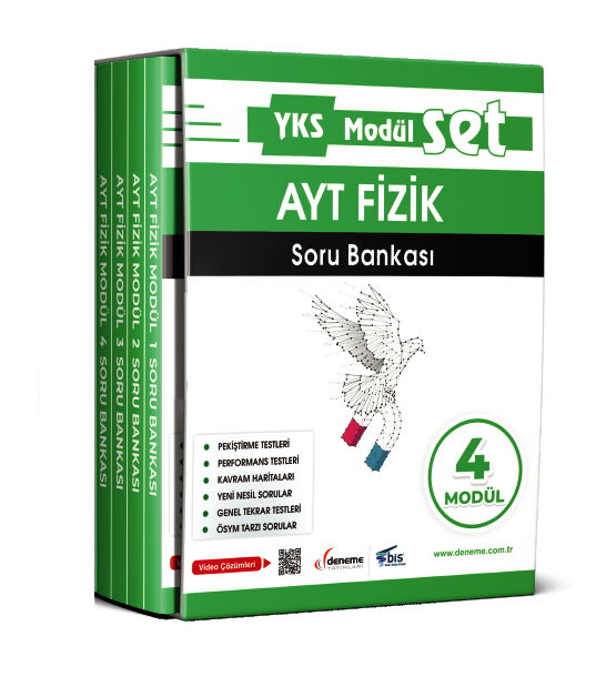 AYT FİZİK SORU BANKASI MODÜLER SET - 4 MODÜL