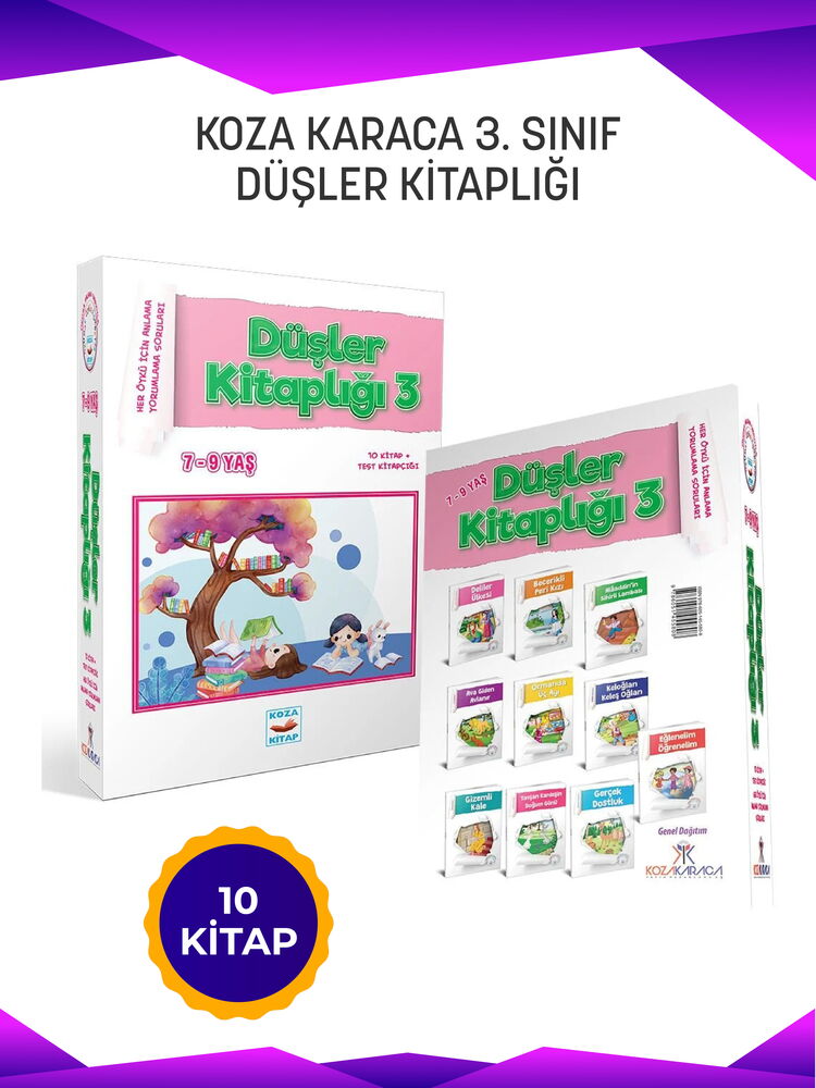 KOZA 3. SINIF DÜŞLER KİTAPLIĞI SETİ